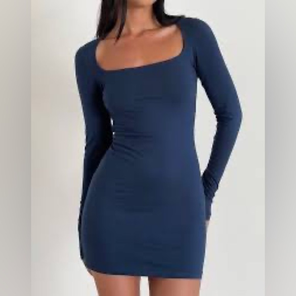 Abercrombie & Fitch‎ Deep Blue Long Sleeve Dress